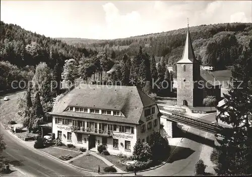 Marxzell Marxzeller Muehle Kirche Kat. Marxzell