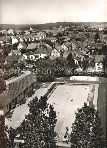 Langensteinbach Karlsbad Schwimmbad Kat. Karlsbad