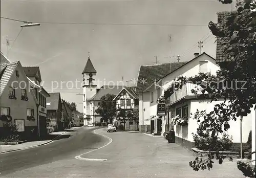 Langensteinbach Karlsbad Hauptstrasse Kat. Karlsbad