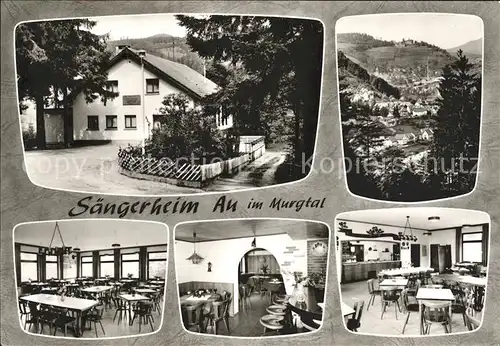 Weisenbach Murgtal Gaststaette Saengerheim  Kat. Weisenbach