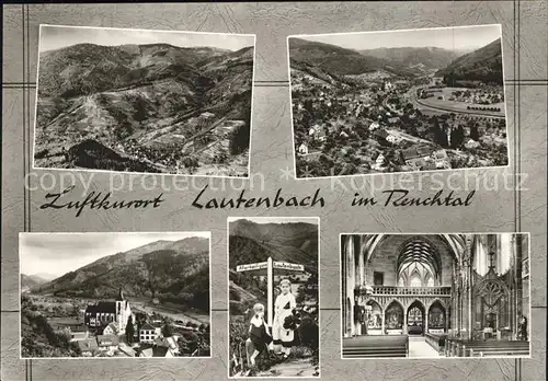 Lautenbach Renchtal Kirche Kinder Teilansichten Kat. Lautenbach