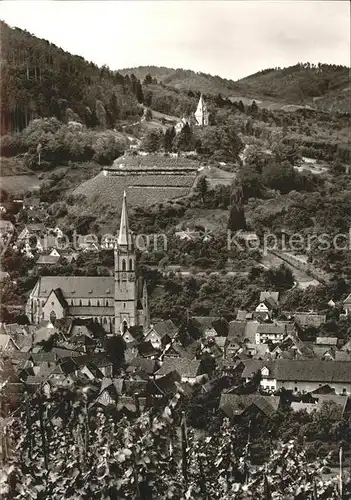 Kappelrodeck Kirche Trauben  Kat. Kappelrodeck