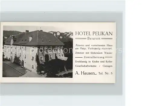 Beuron Donautal Hotel Pelikan  / Beuron /Sigmaringen LKR