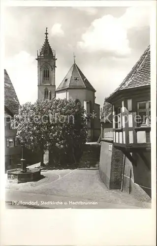 Pfullendorf Stadtkirche Hechtbrunnen Kat. Pfullendorf