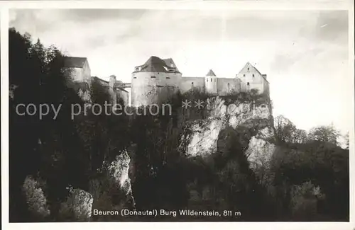 Beuron Donautal Burg Wildenstein / Beuron /Sigmaringen LKR