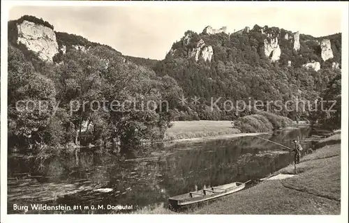 Beuron Donautal Burg Wildenstein Boot Donautal angeln / Beuron /Sigmaringen LKR
