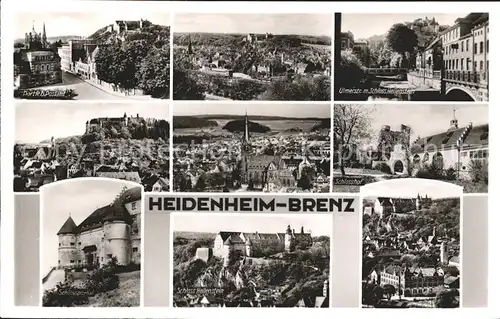 Heidenheim Brenz Schlossportal Schloss Hellenstein Schlosshof Postamt / Heidenheim an der Brenz /Heidenheim LKR