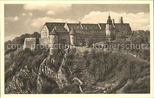 Heidenheim Brenz Schloss Hellenstein Kupfertiefdruck / Heidenheim an der Brenz /Heidenheim LKR
