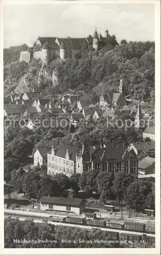 Heidenheim Brenz Blick Schloss Hellenstein / Heidenheim an der Brenz /Heidenheim LKR