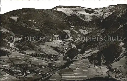 Simonswald Haslach Blick zum Kostgefaell Kat. Simonswald