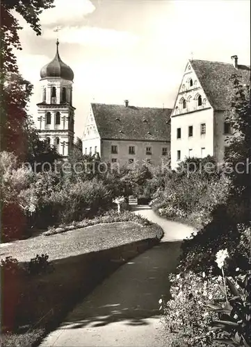 Heiligenberg Baden Schloss Blumengarten Glockenturm Kat. Heiligenberg