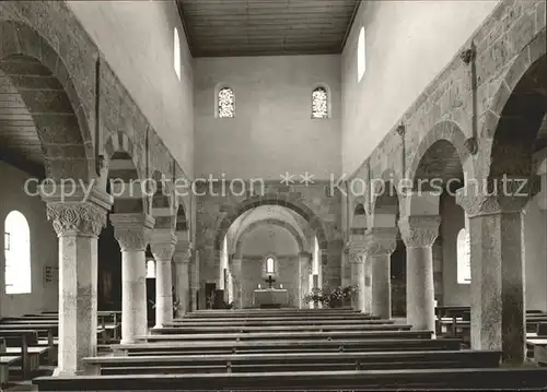 Brenz Evangelische Galluskirche Spaetrom. Saeulenbasilika  Kat. Sontheim an der Brenz