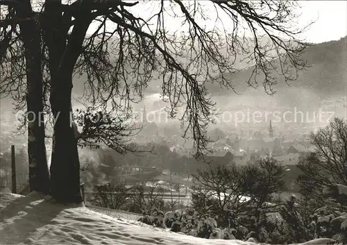 Waldkirch Breisgau Blick vom Krankenhaus auf die Stadt Kat. Waldkirch