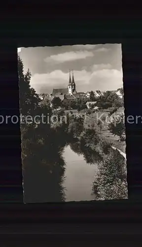 Kenzingen Kirche Ortsansicht An der Enz Kat. Kenzingen