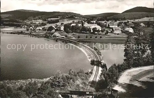 Schluchsee Ortsansicht Bahngleise Kat. Schluchsee