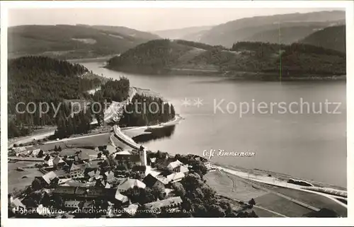 Schluchsee Cafe Zimmermann Fliegeraufnahme Kat. Schluchsee