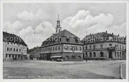 Emmendingen Marktplatz Rathaus Kat. Emmendingen