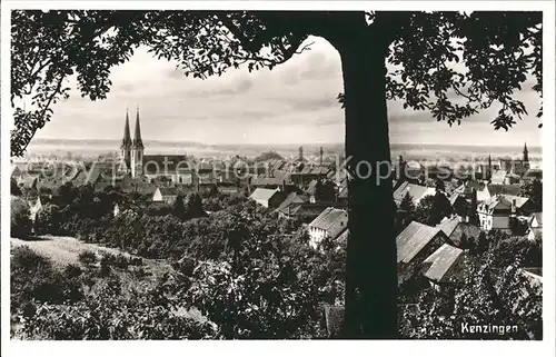 Kenzingen Ortsansicht Kirche  Kat. Kenzingen