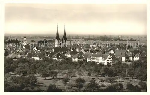 Kenzingen Ortsansicht Kirche Kat. Kenzingen