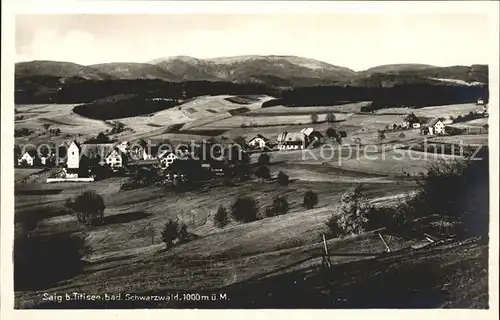 Saig Schwarzwald Ortsansicht Kat. Lenzkirch