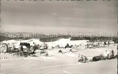 Saig Schwarzwald Ortsansicht Kat. Lenzkirch