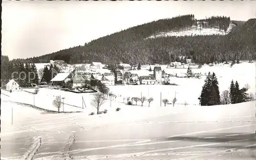 Saig Schwarzwald Ortsansicht Kat. Lenzkirch