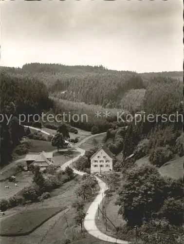 Birkendorf Hotel Pension Illmuehle Steinatal Kat. uehlingen Birkendorf