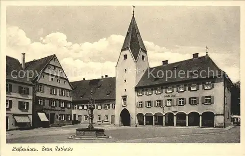 Weissenhorn Rathaus Kat. Weissenhorn