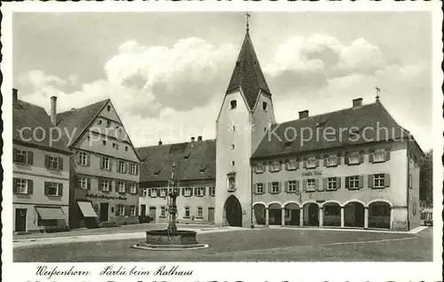 Weissenhorn Rathaus Kat. Weissenhorn