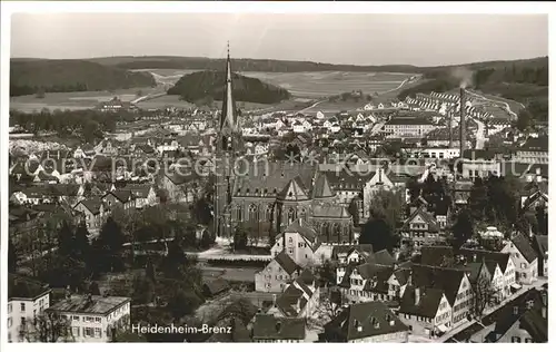 Heidenheim Brenz Klosterkirche Stadtansicht / Heidenheim an der Brenz /Heidenheim LKR