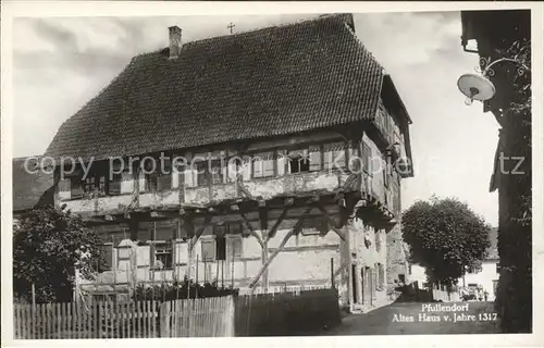 Pfullendorf Altes Haus v. Jahre 1317 Kat. Pfullendorf