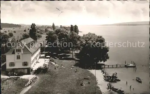 Markelfingen Naturfreundehaus Boote Kat. Radolfzell am Bodensee