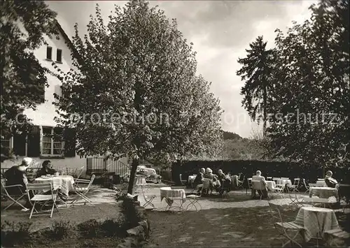 Sehringen Gasthaus zum gruenen Baum Garten Kat. Badenweiler