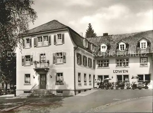 Gresgen Hotel Pension zum Loewen Kat. Zell im Wiesental