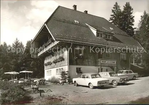 Hintertodtmoos Pension Cafe Fichtenhof  Kat. Todtmoos