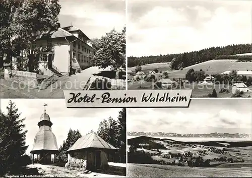 Herrischwand Hotel Pension Waldheim Gugelturm Gedaechtniskapelle  Kat. Herrischried