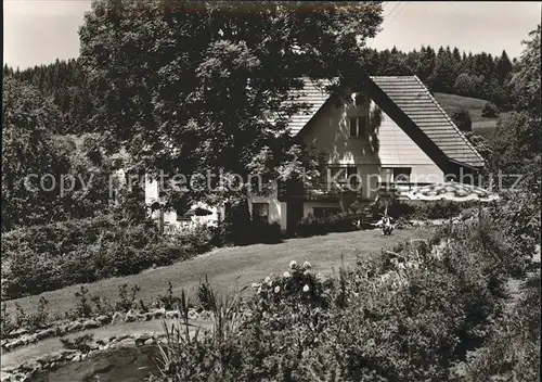 Hogschuer Haus Bach Winkel  Kat. Herrischried