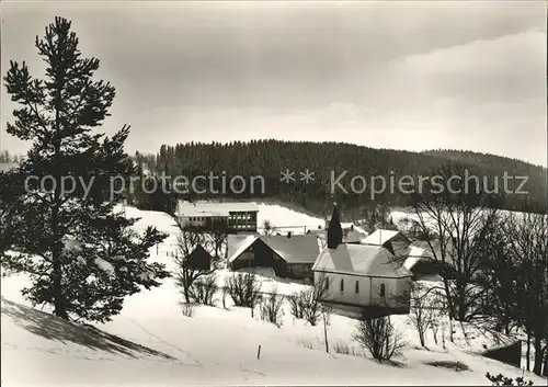 Hogschuer Haus Bach im Winkel Kirche  Kat. Herrischried