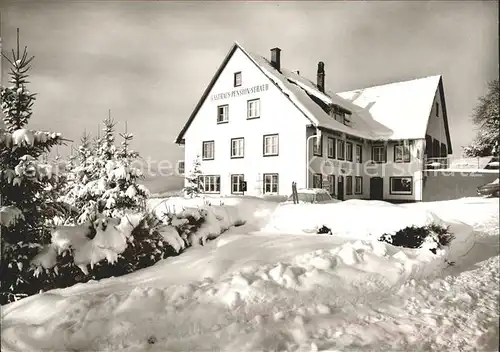 Kappel Lenzkirch Pension Emil Straub Kat. Lenzkirch