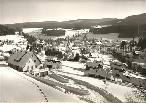 Lenzkirch Fremdenheim Haus Sonnhalde Ortsansicht Kat. Lenzkirch