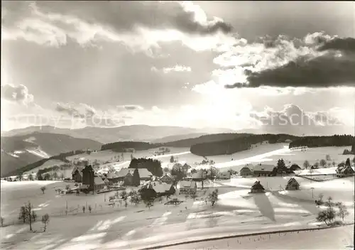 Saig Schwarzwald Ortsansicht Kat. Lenzkirch