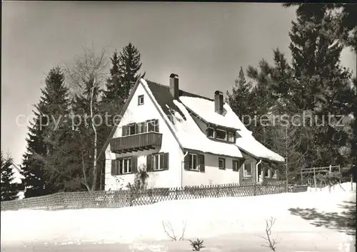 Saig Schwarzwald Haus in den Birken Kat. Lenzkirch