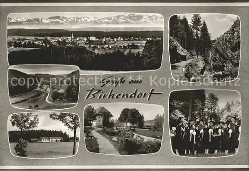 Birkendorf Nationaltracht Ortsansichten Kat. uehlingen Birkendorf