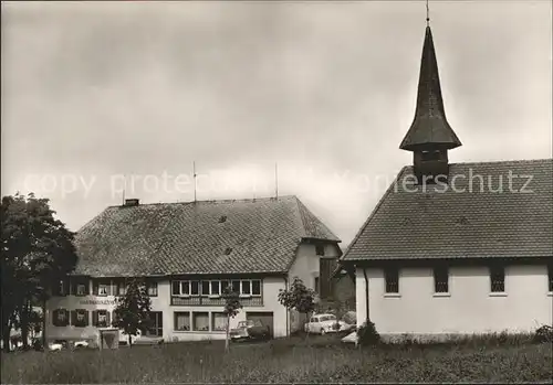 Faulenfuerst Gasthaus z. Roessle Kirche Kat. Schluchsee