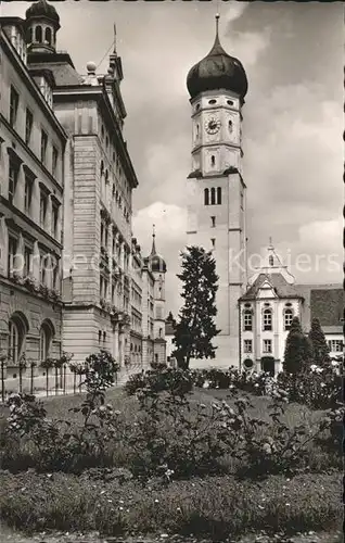 Ursberg Mutterhaus mit Pfarrkirche Kat. Ursberg