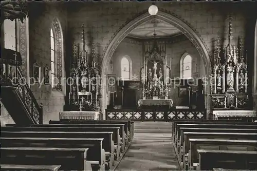 Feuchtwangen Katholische Kirche innen Kat. Feuchtwangen