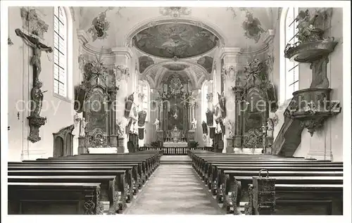 Tapfheim Kirche innen Kat. Tapfheim