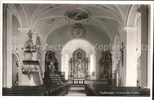 Todtmoos Kirche innen Kat. Todtmoos