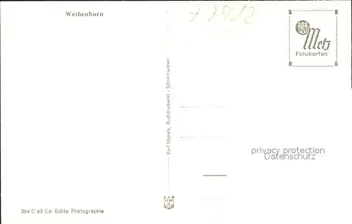 Weissenhorn  Kat. Weissenhorn