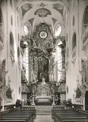 Ursberg Pfarrkirche Hochaltar Kat. Ursberg